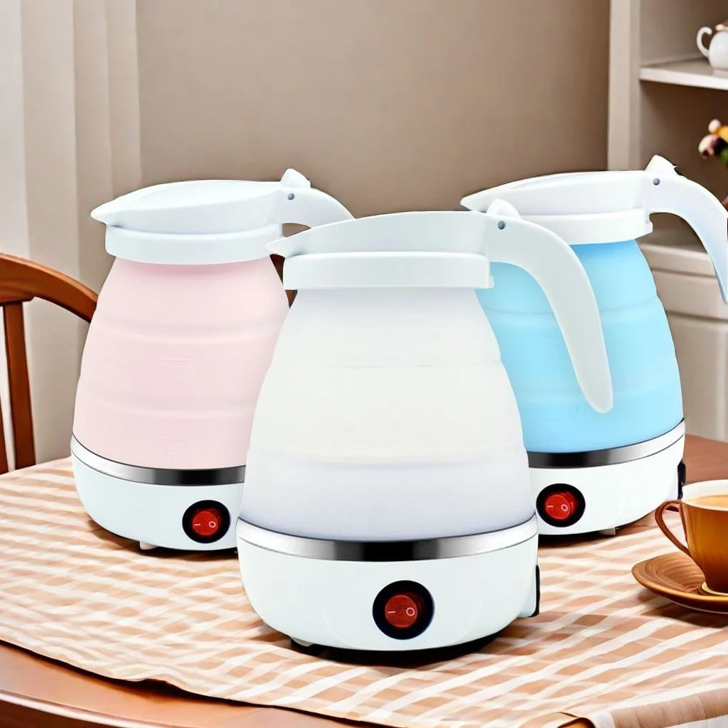 Mini Portable Foldable Electric Kettle 600ML Household Travel Kettle