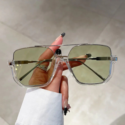 Sunglasses Retro Large Frame Net Red Glasses Ins Women's Sunglasses