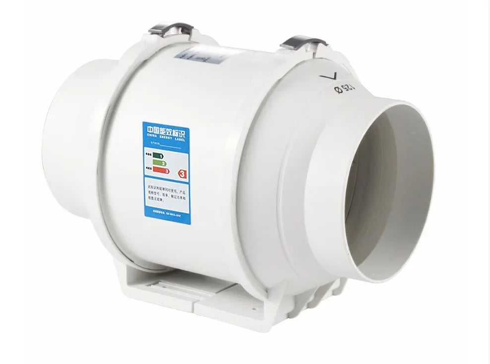 Exhaust Fan Home Silent Inline Pipe Duct Fan Bathroom Extractor