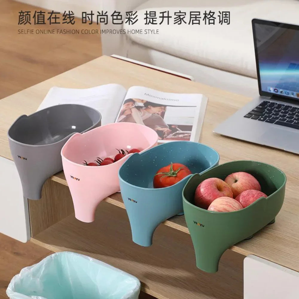 Sink Strainer Elephant Sculpt Leftover Drain Basket Fruit and