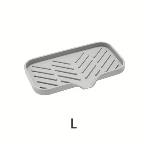 Silicone Kitchen Soap Tray, Kitchen Sink Tray Sponge Tray Dish, Soap