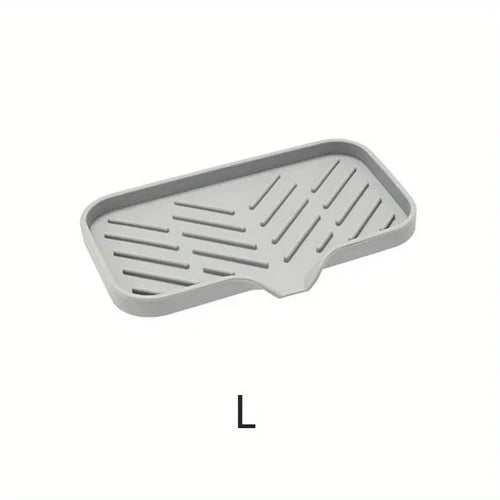 Silicone Kitchen Soap Tray, Kitchen Sink Tray Sponge Tray Dish, Soap