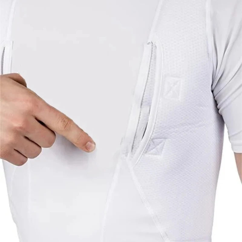 Unisex Concealed Carry Holster Tactical High Stretch T-Shirt Men