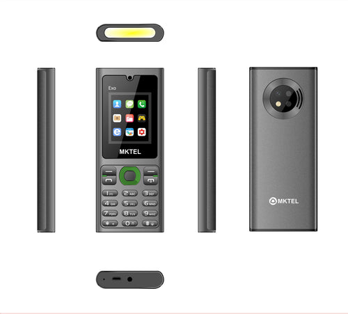 MKTEL EXO Feature Phone Senior Mobile Phone Dual SIM Dual Standby