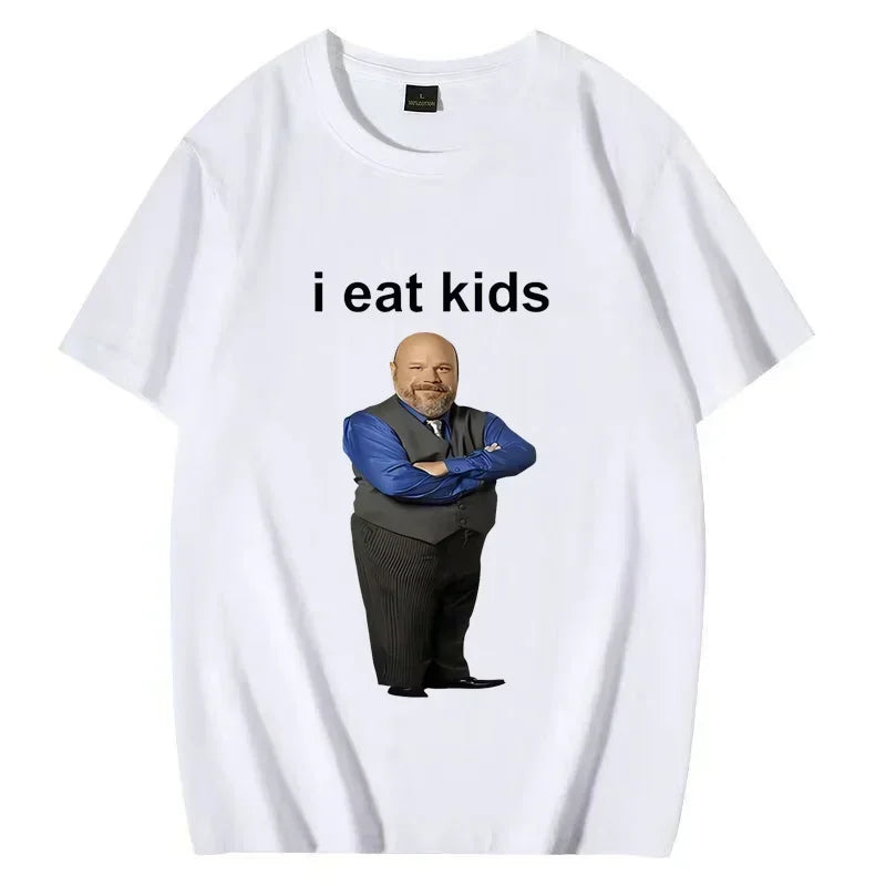 Bertram Eats I Eat Kids Graphics T shirt Men Women short sleeve