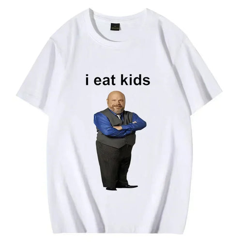 Bertram Eats I Eat Kids Graphics T shirt Men Women short sleeve