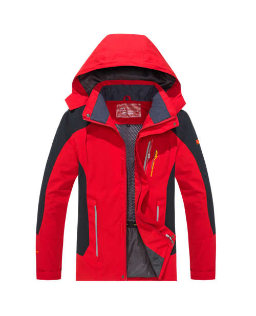 Men's Waterproof Hiking Jacket Large Size Windproof Windbreaker