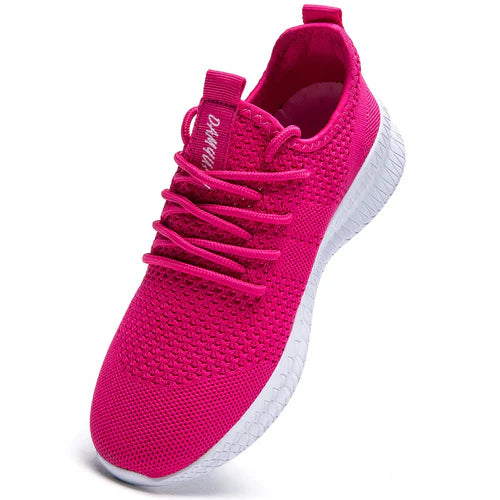 Women Casual Shoes Fashion Breathable Comfortable Walking Mesh Flat