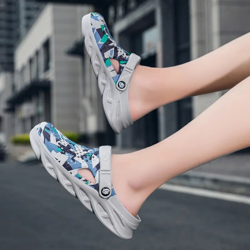 Unisex Summer Slippers Men Clogs Platform Women Beach Sandals Outdoor