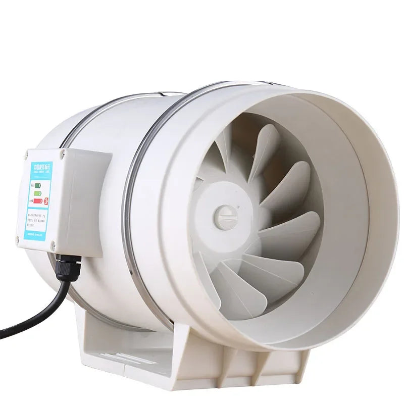 Exhaust Fan Home Silent Inline Pipe Duct Fan Bathroom Extractor