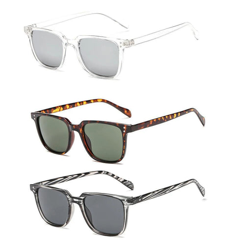 Rectangle Sunglasses Women Men Polygon Vintage Brand Designer Square