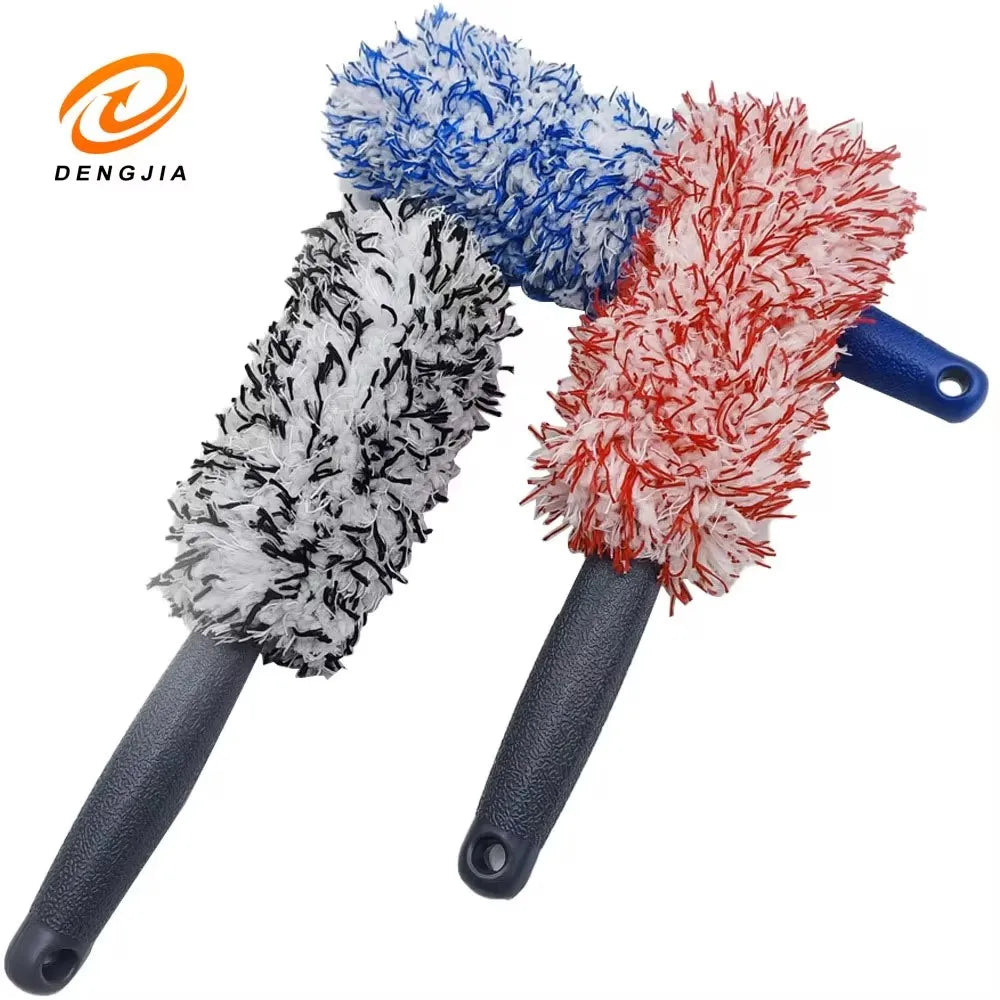 Microfiber automotive wheel brush Tire rim cleaning brush Automotive
