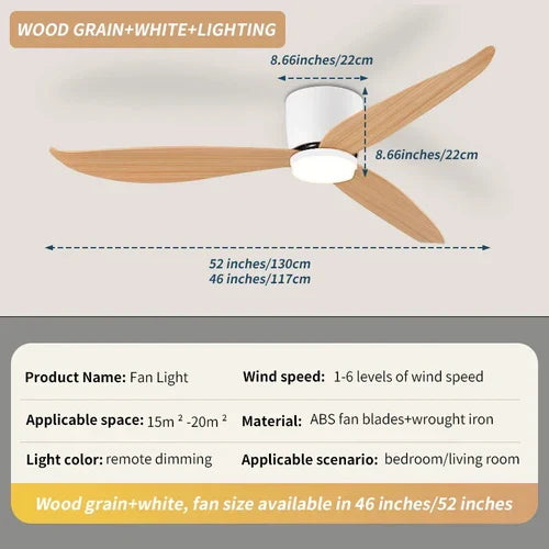 Led 6-Speed High Wind Ceiling Fan Ceiling Fan Light Strip Modern