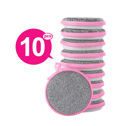 10/5/3PCS Double Side Dishwashing Sponge Dish Washing Brush Pan Pot