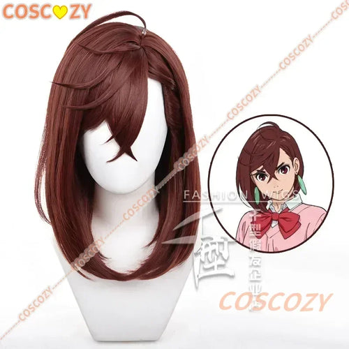 Momo Ayase Cosplay Costume Wig Anime Dandadan Sweater Skirt School