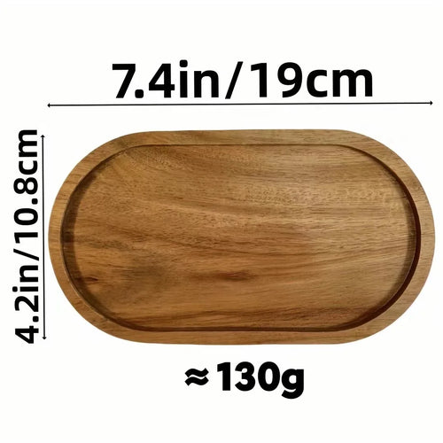 Japanese solid wood fruit plate factory wholesale wooden tray