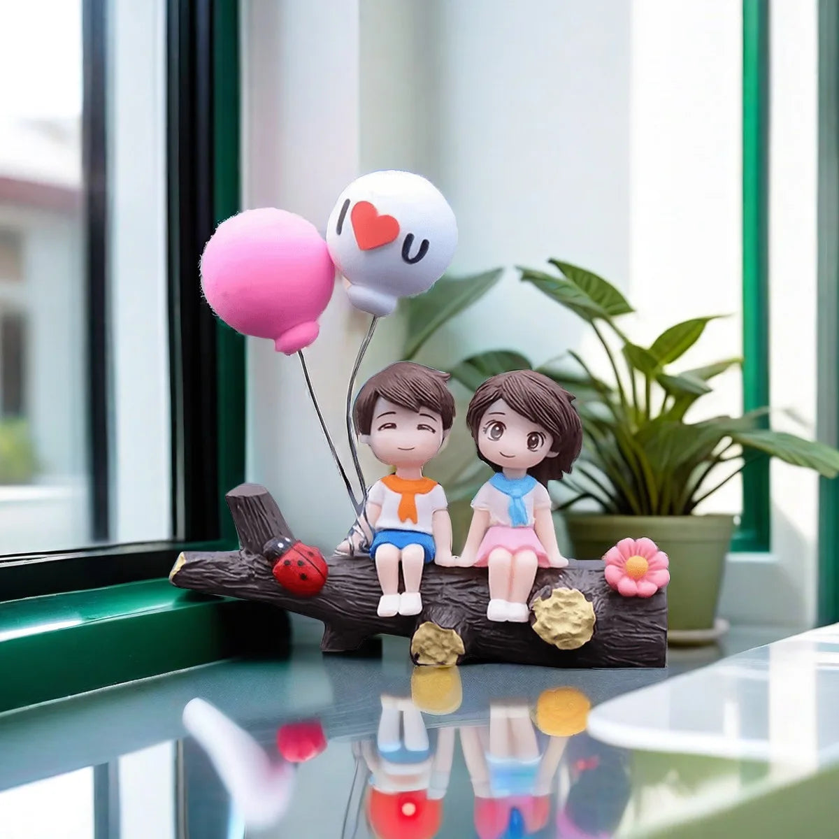 1pc New Tree Branch Couple Car Decoration Creative Car Decoration