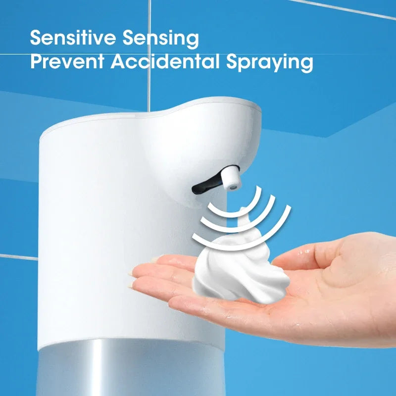 350ML Touchless Automatic Soap Foam Dispenser USB Rechargeable Foam