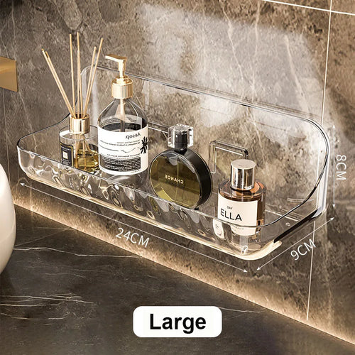 Acryli Bathroom Shelf No Drill Organizer Shower Storage Rack Washstand