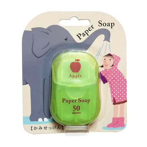Box Disposable Soap Paper Travel Soap Paper Washing Hand Bath Clean