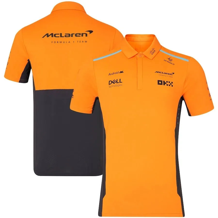 Formula1 Team Racing Official Website Summer Printed Polo Shirt