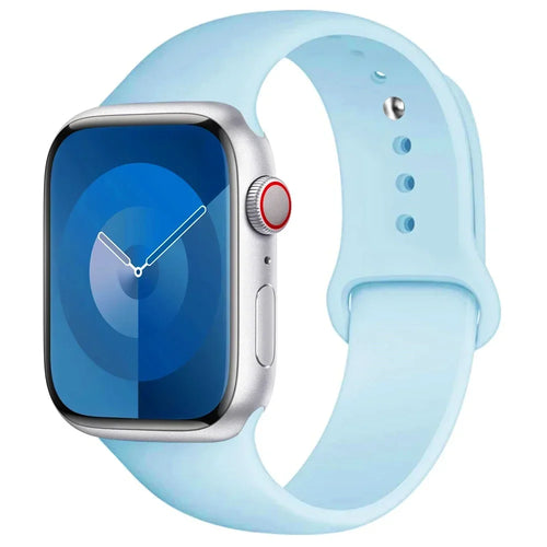 Silicone Band For Apple Watch strap 44mm 45mm 40mm 41mm 42-38mm 45 mm