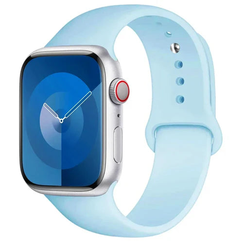 Silicone Band For Apple Watch strap 44mm 45mm 40mm 41mm 42-38mm 45 mm