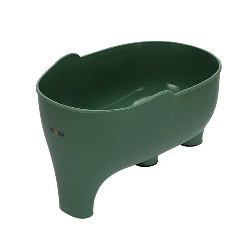 Sink Strainer Elephant Sculpt Leftover Drain Basket Fruit and