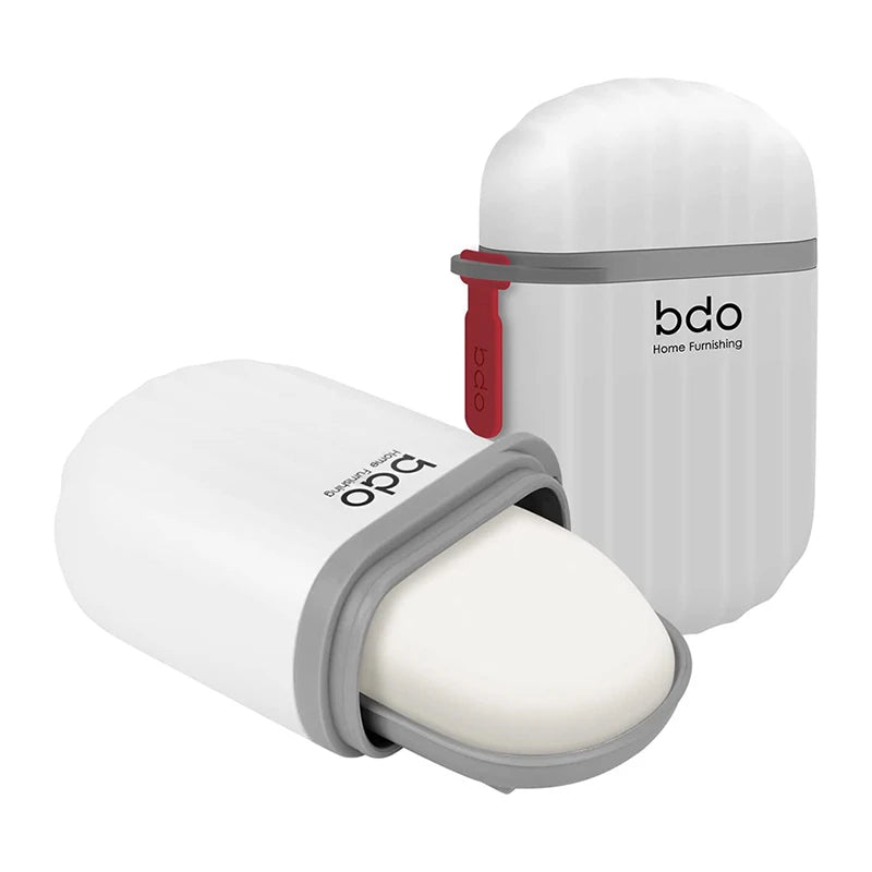 Plastic Soap Dish Travel Box Holder Container With Lid Durable Soap