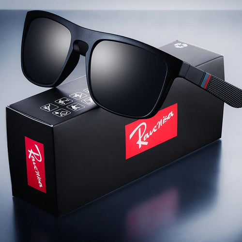 Fashion Square Vintage Polarized Sunglasses Men Women Retro Driving