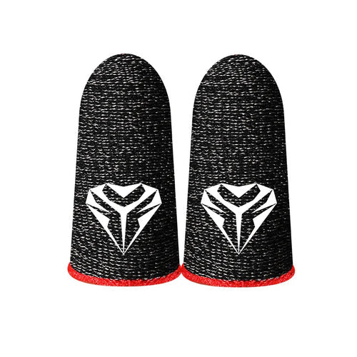 2 Pair Finger Cots Gaming Fingertips Cover Breathable Sweatproof