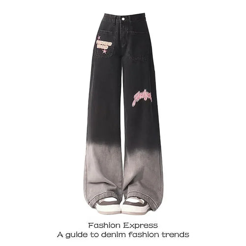 American Retro Multi Pocket Jeans High Waist And Slim Casual High