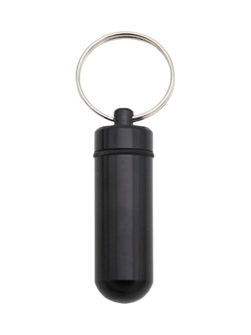 Metal Original Mini Small Pillbox Keychain For Medicines Pocket