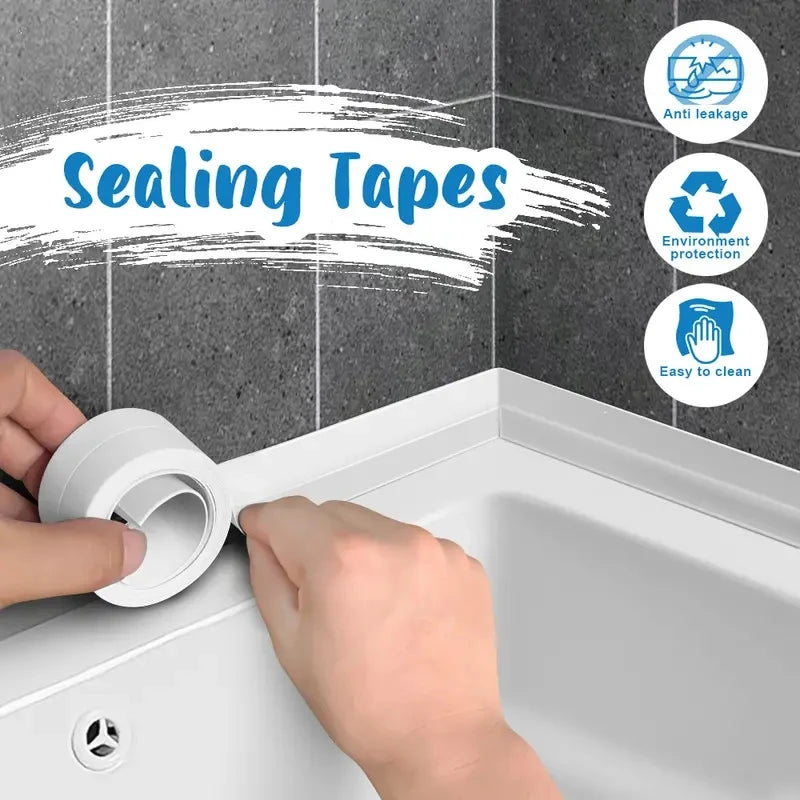 1 Roll of Waterproof White PVC Self-Adhesive Tape - Perfect for
