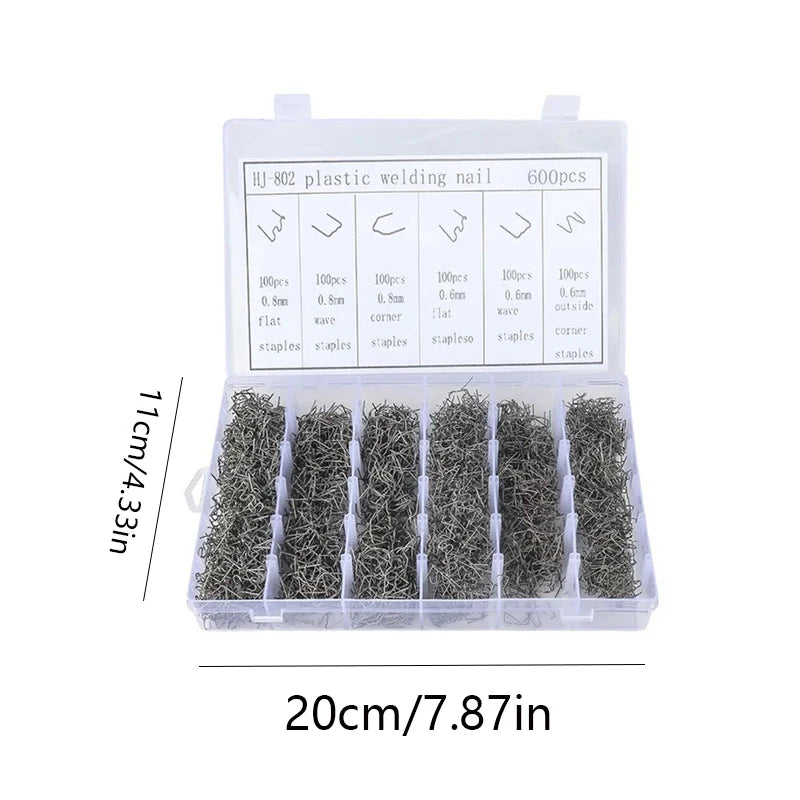600PCS Hot Stapler Staples For Plastic Welder Automotive Plastic