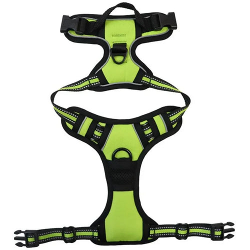 Pet Dog Harness Reflective Adjustable Breathable Vest Chest Strap for