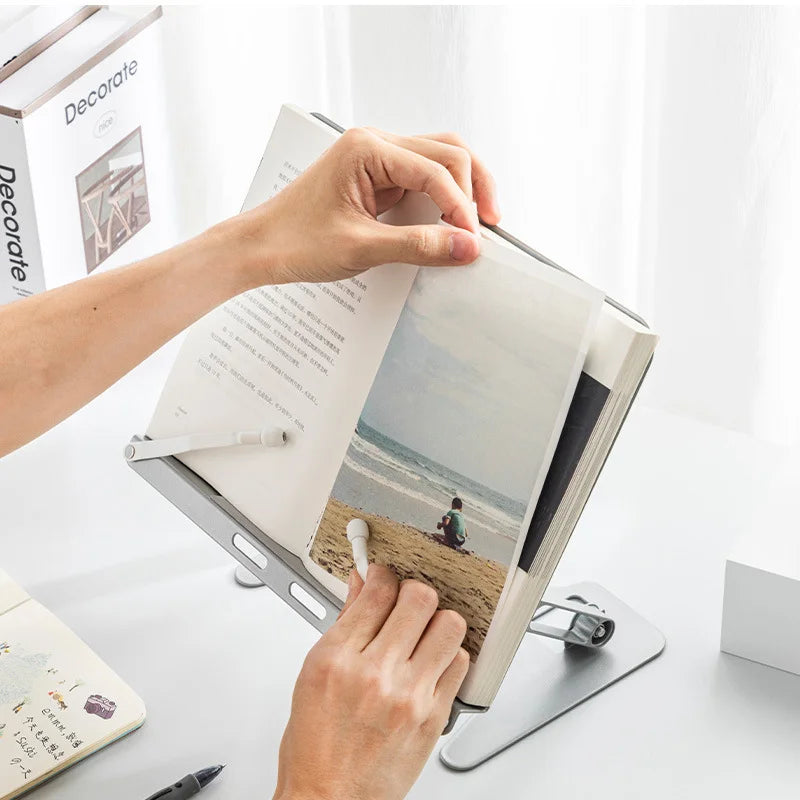 Multifunction Laptop Holder Reading Stand - Extendable Adjustable Book