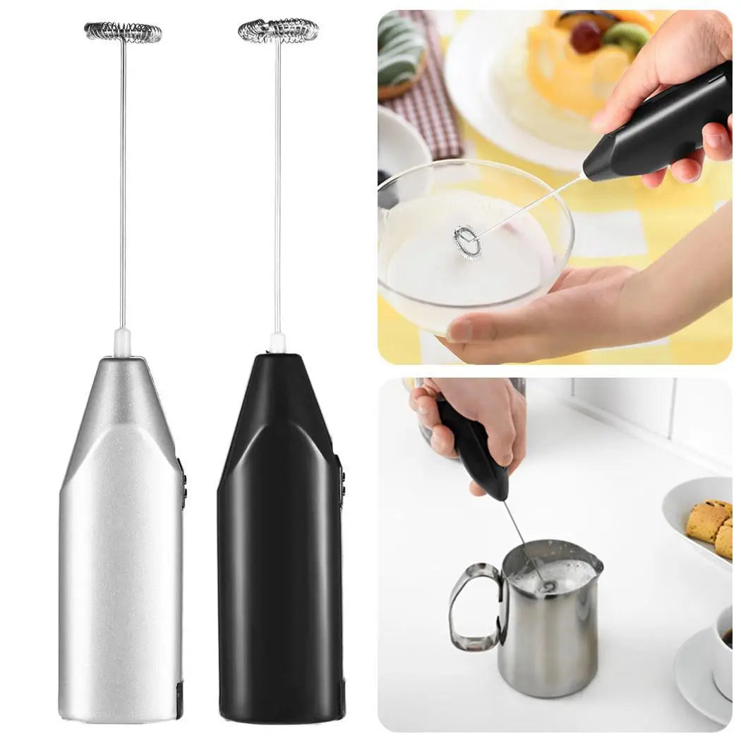 Mini Electric Coffee Blender Handheld Eggbeater Stainless Steel Milk