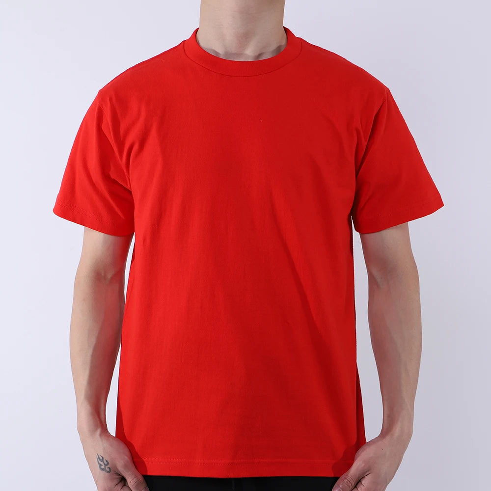 14 Colors Candy Color 100% Cotton T-Shirts Men Women Oversized Short