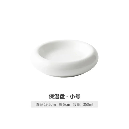Hotel Restaurant Clubhouse Cold Dish Wobble Plate Round Thick