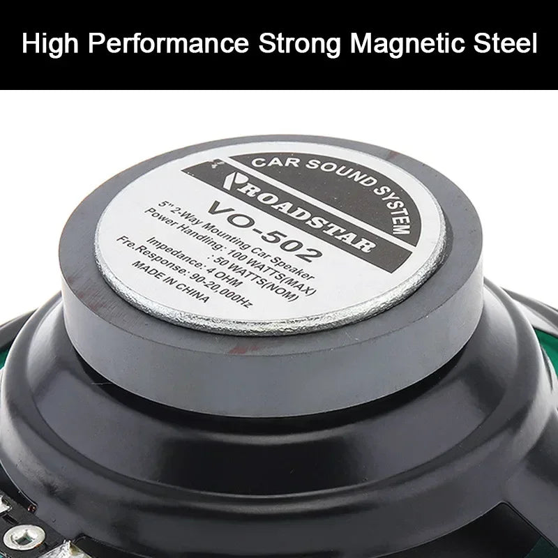 4/5/6.5 Inch Car Speakers Coaxial Subwoofer Universal Automotive Audio