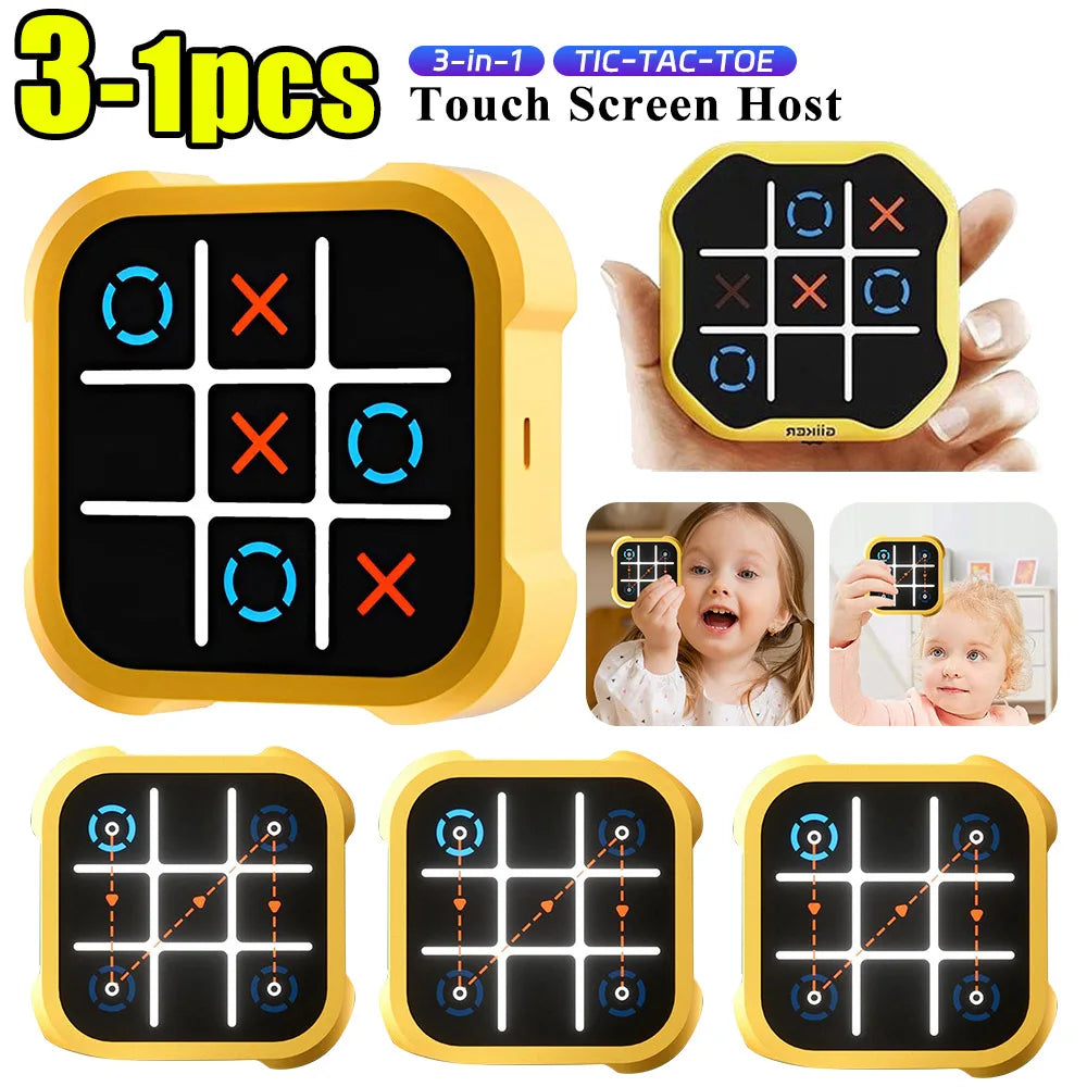3-1Pcs TIC-TAC-TOE Bolt Chess Game Children Puzzle Electronic Toys