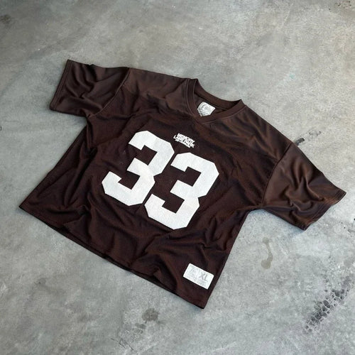 Y2K Retro Jersey Quick Dry Breathable Mesh T Shirt Men Women Street