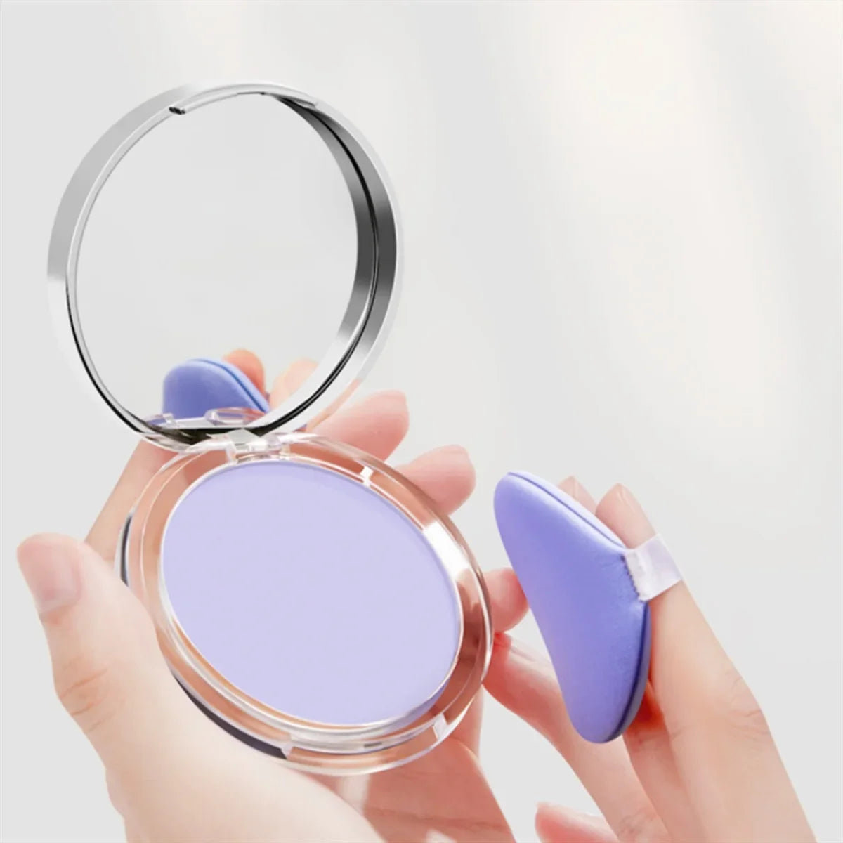 1PC Candy Bella Violet Cream To Powder Skin-friendly Skin Natural Face