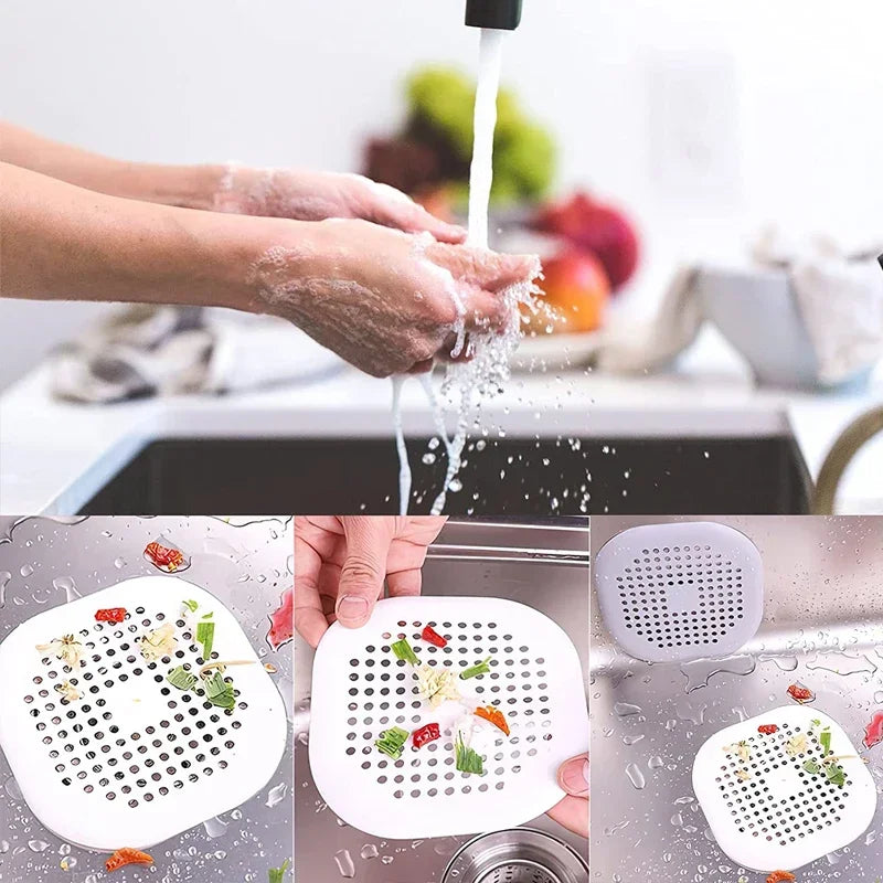 5/1PCS Hair Catcher Filter Sink Anti-blocking Strainer Bathtub Shower