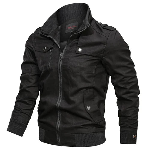 Men's Jacket Military Tactical Man Jackets Coat Zipper Cargo Jackets