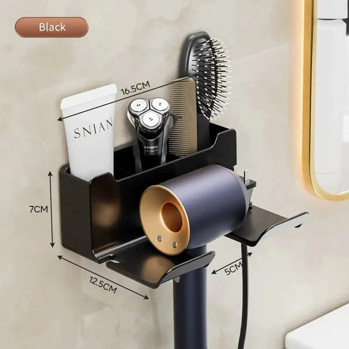 1 Pcs Hair Dryer Holder Wall Dryer Cradle Straightener Stand Hairdryer