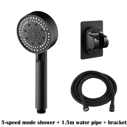 High Pressure Handheld Shower Head 5 Modes Adjustable Shower Heads