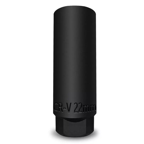 Black Narrow Mouth Oxygen Sensor Socket 22mm 1/2" Drive Sensing Socket
