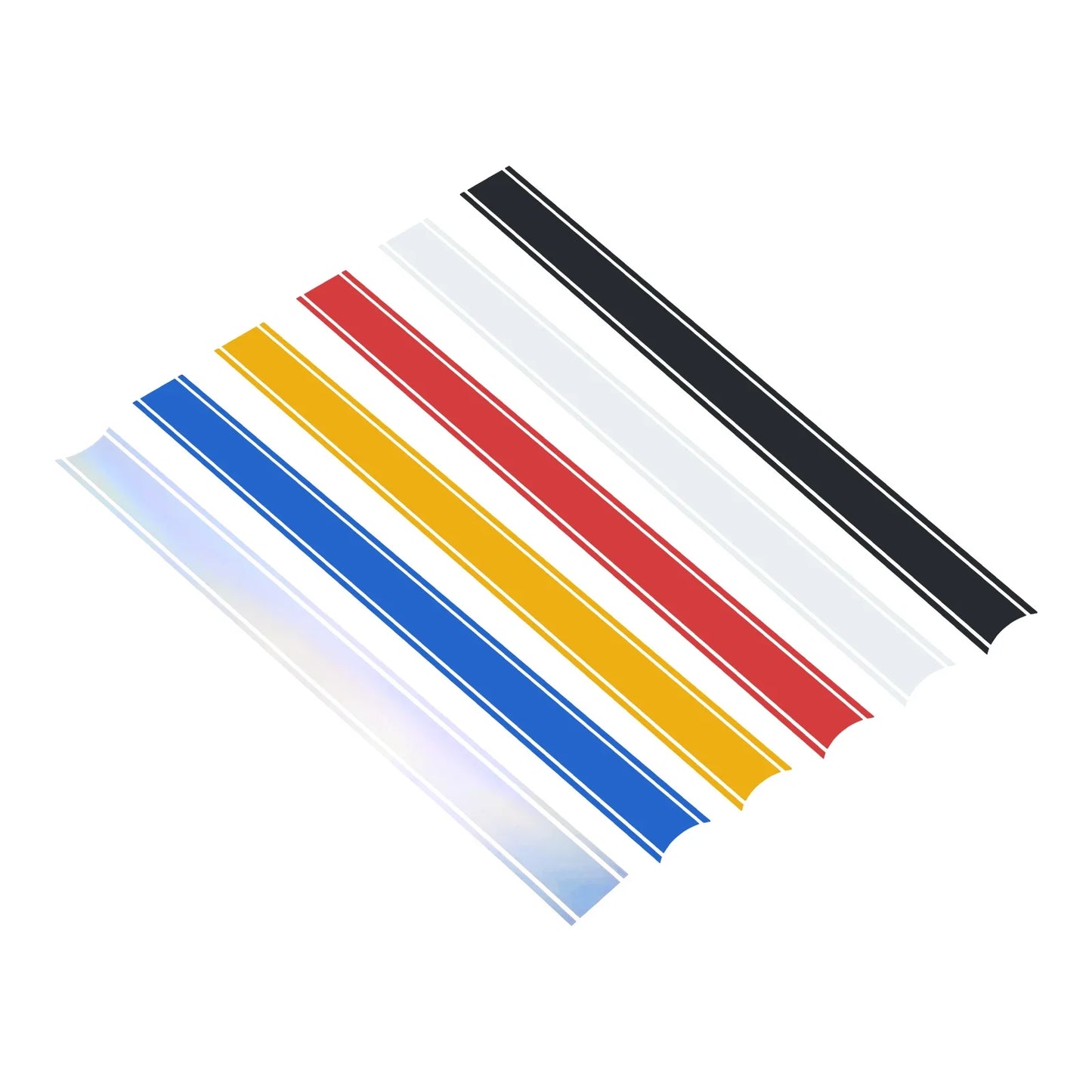 50*4.5cm DIY Motorcycle Stickers for Fuel Tank Stripes Racing Helmet